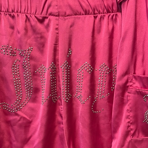 Juicy Couture Pink Satin Pajama Set - Picture 6 of 6